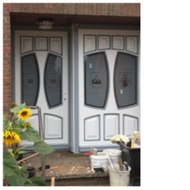 Haustür gefertigt von der Bau- und Möbeltischlerei Struck aus Bargstedt