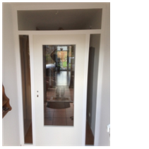 Haustür gefertigt von der Bau- und Möbeltischlerei Struck aus Bargstedt